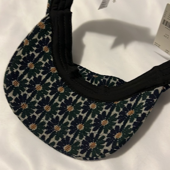 NEW ANTHROPOLOGIE FLORAL VISOR (O/S) - Picture 8 of 10